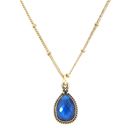Faceted Crystal Teardrop