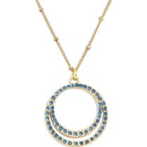 Double Crystal Hoop