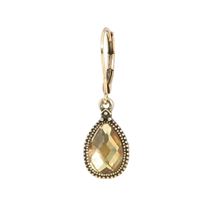 Faceted Crystal Teardrop