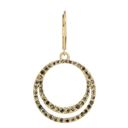 Double Crystal Hoop
