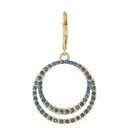 Double Crystal Hoop