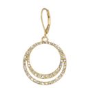 Double Crystal Hoop