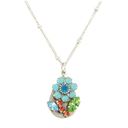 Crystal Flower Teardrop