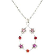 Crystal Flower Hoop