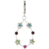 Crystal Flower Hoop