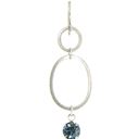 Linked Crystal Hoop