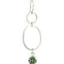 Linked Crystal Hoop
