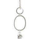 Linked Crystal Hoop