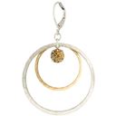 Hammered Hoop Crystal