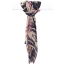 Two-Toned Abstract Scarf