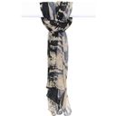 Two-Toned Abstract Scarf