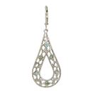 Filigree Teardrop Hoop