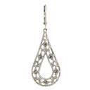 Filigree Teardrop Hoop