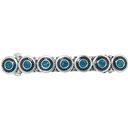 Braided Enamel Crystal Barrette