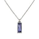 Crystal Rectangle Necklace