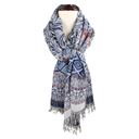 Fringe Jacquard Scarf