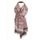 Fringe Jacquard Scarf