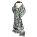 Fringe Jacquard Scarf