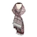 Fringe Jacquard Scarf