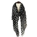 Crinkled Check Scarf