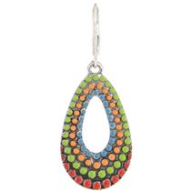 Teardrop Mosaic Hoop