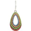 Teardrop Mosaic Hoop