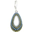 Teardrop Mosaic Hoop