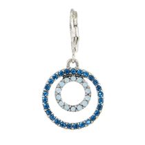 Double Crystal Hoop