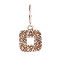 Granulated Square Hoop