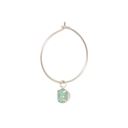 Crystal Wire Hoop
