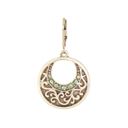 Scroll Hoop Earring