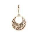 Scroll Hoop Earring