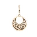 Scroll Hoop Earring