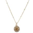 Domed Crystal Necklace