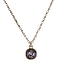Faceted Square Necklace
