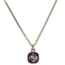 Faceted Square Necklace