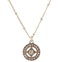 Diamond Hoop Necklace