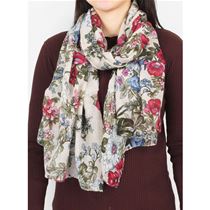 Flower Print Scarf