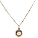 Granulated Dangle Necklace