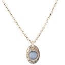 Hammered Oval Necklace